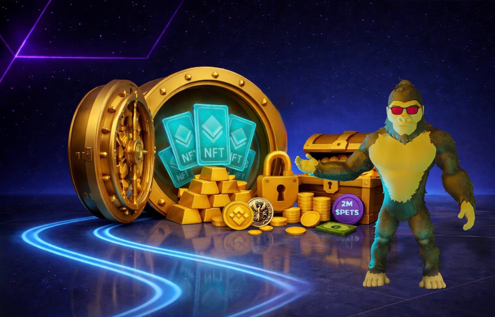 Gold Pet Master Vault